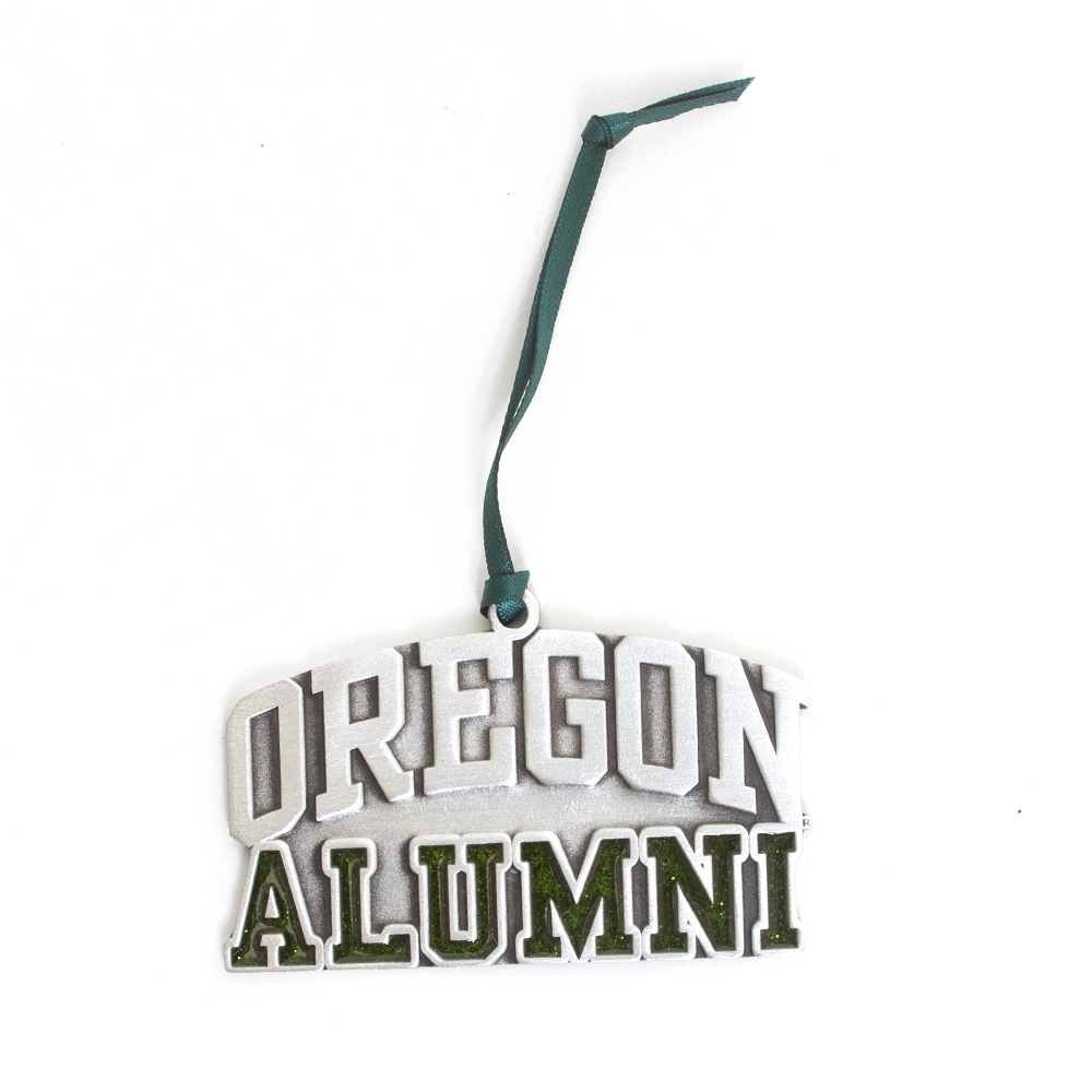 RFSJ, Classic Oregon O, O Wings, Pewter, Alumni, Ornament